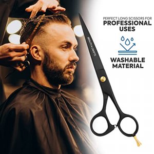 Beauty & Crafts Professional Hair Scissors 6.5” Shears for Hair Cutting For  Men/Women, Japanese Stainless Steel Sharp Edged Barber Haircut Scissors