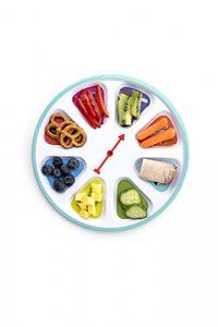 SpinMeal Plate - Healthy Nutrition Plate for Picky Eaters - Spin the Arrow - Meals Are Fun Again