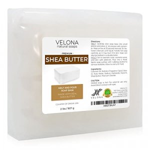 Velona 2 lb - White Melt and Pour Soap Base SLS/SLES Free | Natural Bars for The Best Result for Soap-Making