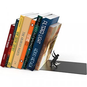 Artori Design Book Ends to Hold Books Heavy Duty - Hidden Metal Bookends for Shelves Desk or countertop - Bookend Book Holder for Home Decorative - G