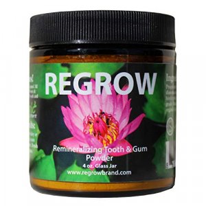 REGROW Remineralizing Tooth Powder - Stop Sensitive Teeth and Gums - Whiter Teeth Naturally - Cleans, Heals, & Protects Teeth and Gums - All Natural 