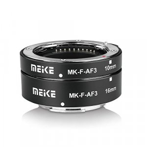 MEIKE MK-F-AF3 Auto Fucus Macro Extension Tube for Compatible with All Fujifilm Mirrorless Camera(10mm 16mm only or conbination) X-T1 X-T2 X-Pro1 X-P