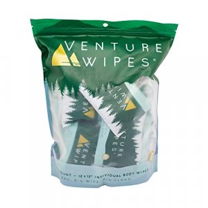 Large Body Wipes for Adults Bathing. Biodegradable with Aloe