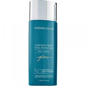Colorescience Sunforgettable Total Protection Face Shield Glow SPF 50, Glow, 1.8 Fl Oz