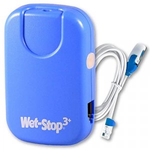 Wet-Stop 3 Blue Bedwetting Enuresis Alarm with Loud Sound and Strong Vibration for Boys or Girls, Proven Solution for Bedwetters