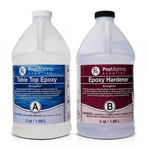 Promise Epoxy - Clear Table Top Epoxy Resin That Self Levels, This Is A 1  Gallon High Gloss (0.5 Gallon Resin + 0.5 Gallon Hardener) Kit That S Uv -  Imported Products from USA - iBhejo