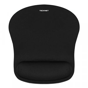 Mouse Pad with Wrist Support, TECKNET Ergonomic Gaming Mouse Pad Pain Relief, Portable Comfortable Mousepad for Computer, Laptop, Office, Home and Tr