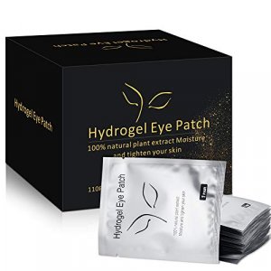 100 Pairs Under Eye Pads, Eyelash Extension Eye Pads, 100% Natural Hydrogel Eye Patch Lash Gel Pad for Eyelash Extensions supplies, Beauty Makeup Eye