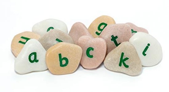 Yellow Door YD-10 Alphabet Pebbles - Lowercase, Kindergarten Grade to 3 Grade, 5