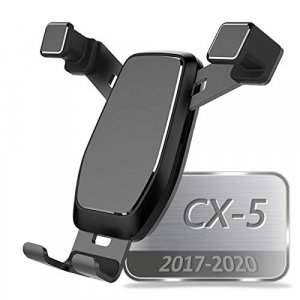 AYADA Phone Holder Compatible with Mazda CX-5, CX5 Phone Holder Phone Mount Upgrade Design Gravity Auto Lock Stable Easy to Install CX-5 Accessories 