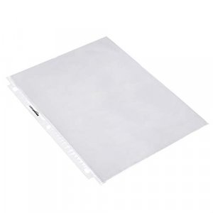 Basics Clear Sheet Protector for 3 Ring Binder, 8.5 inch x 11 inch - 100-Pack
