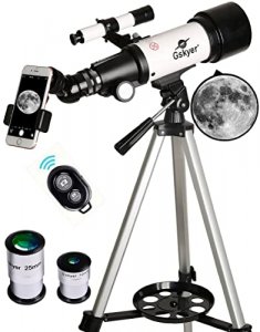Gskyer Telescope, 70Mm Aperture 400Mm Az Mount Astronomical Refracting Telescope For Kids Beginners - Travel Telescope With Carry Bag, Phone Adapter