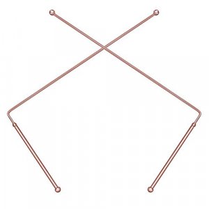 99.9% Copper Dowsing Rods - 2PCS Divining Rods - for Ghost Hunting Tools, Divining Water, Treasure, Buried Items Etc