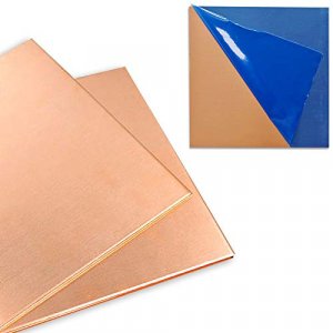 2 Pcs 99.9%+ Pure Copper Sheet, 6