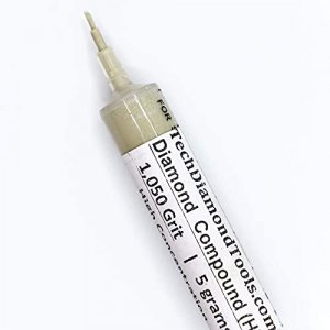 Techdiamondtools Diamond Lapping Paste Polishing Compound 1050 Grit Mesh 12-20 Microns Lapidary Paste For Rock Glass Metal Jewelry Resin Marble With