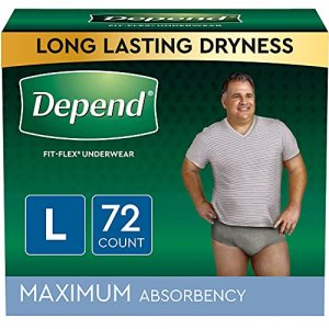 Depend Fresh Protection Adult Incontinence Underwear for Women (Formerly  Depend Fit-Flex), Disposable, Maximum, Extra-Large, Blush, 36 Count :  : Health & Personal Care