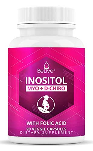 Myo Inositol, Folate & Chromium  90 Capsules Hormone Balancer