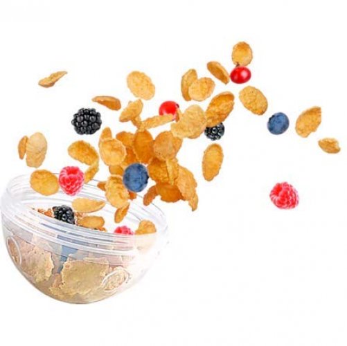 Cereal On The Go Cups Portable Yogurt Cereal to-Go Container with Top Lid  Granola & Fruit Compartment Reusable