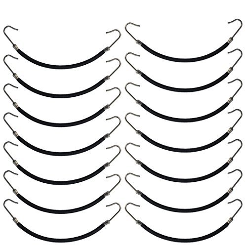 Miayon 24 Pieces Ponytails Hooks Elastic Band Hair Clips Rubber Bands  Holder Hair Styling for Women Girls Black - Imported Products from USA -  iBhejo