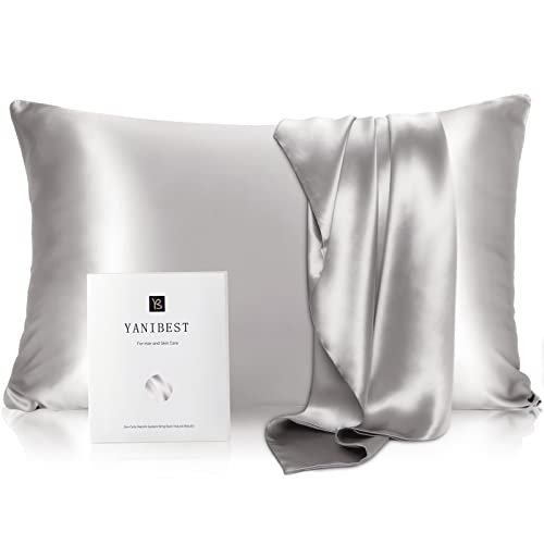 YANIBEST Silk Pillowcase for Hair and Skin - 21 Momme 600 Thread Count 100%  Mulberry Silk Bed Pillowcase with Hidden Zipper, 1 Pack Queen Size Pillow -  Shop Imported Products from USA to India Online - iBhejo