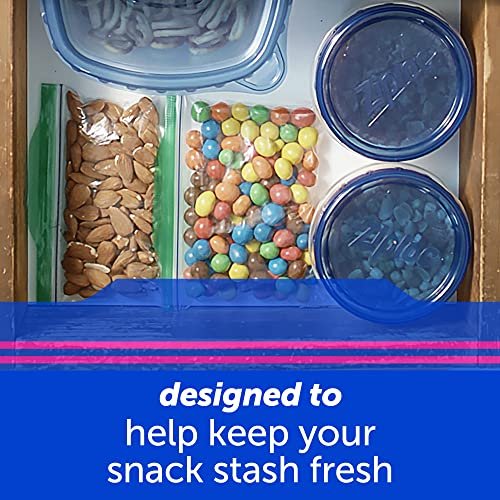 Ziploc Snack Bags, Storage Bags for On the Go Freshness, Grip 'n Seal  Technology for Easier Grip, Open, and Close, 280 Count