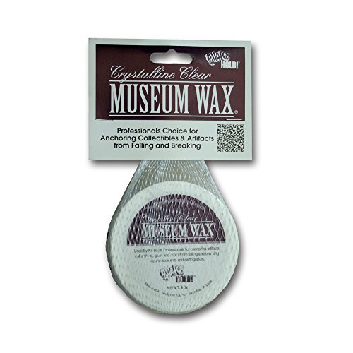  Quakehold! 13-Ounce Museum Wax, Clear Adhesive, Reusable and  Removable, Non-Toxic and Non-Damaging, Easy to Use, Great for Wall Art,  Antiques, For Use on Metal, Glass, Ceramic, Wood, 1 Pack : Arts