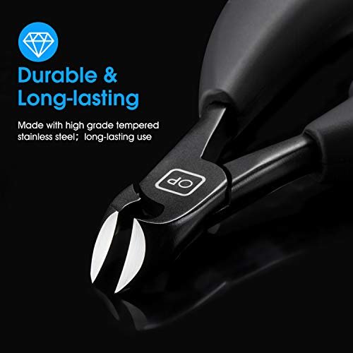 Powerful Toe Nail Clippers with Curved Blade for Thick Nails - Sharp &  Durable