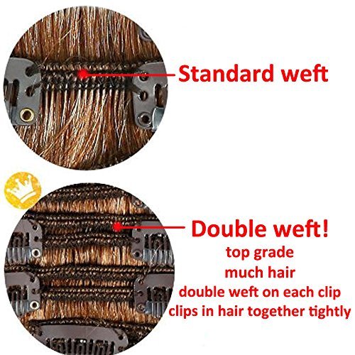 7Pcs 16 Clips 24 Inch Wavy Curly Full Head Clip in on Double Weft Hair  Extensions - Shop Imported Products from USA to India Online - iBhejo
