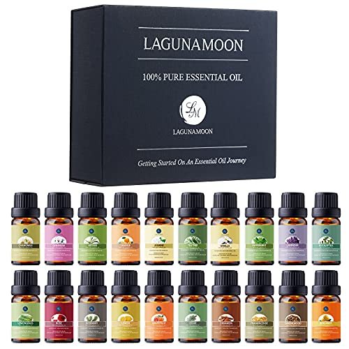 Essential Oils Set Top 20 Organic Gift Set Oils for Diffusers