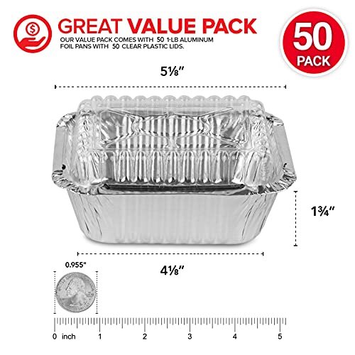 Stock Your Home Aluminum Pans 9x13 Disposable Foil Baking Pans (100 Pack)