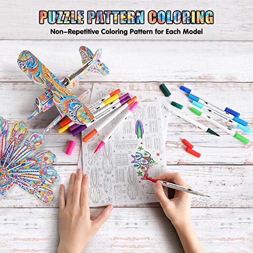 BEARUN 3D Coloring Puzzle Set, Arts and Crafts for Girls and Boys Age 6 7 8  9 10 11 12 Year Old, Fun Educational Painting Crafts Kit with Supplies fo -  Imported Products from USA - iBhejo