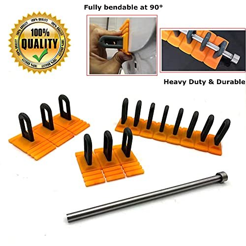 HiYi Car Dent Repair Tools Heavy Duty Paintless Repair Removal Tools Strong  Dent Puller Handle Lifter Yellow Glue Tabs Powerful Body Repair Dent