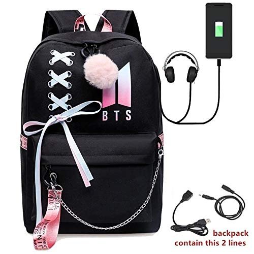 Alikpop Usb Backpack Jimin Suga Jin Taehyung V Jungkook Korean Casual  Backpack Daypack Laptop Bag College Bag - Imported Products from USA -  iBhejo