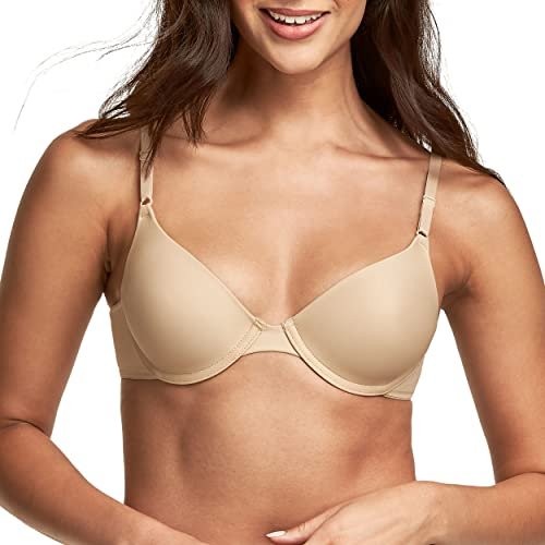 Maidenform Women's One Fabulous Fit Tailored Demi Bra, Beige,34 B US -  Imported Products from USA - iBhejo