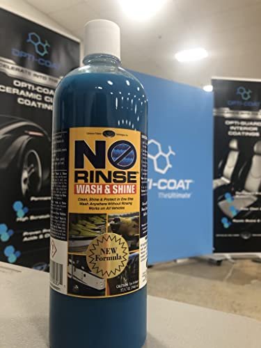 Optimum No Rinse Wash and Shine - ONR Car Wash, 32 oz., New Formula Version  5, Safe on Paint, Coatings, Wraps, and Interior, Rinseless Wash provides