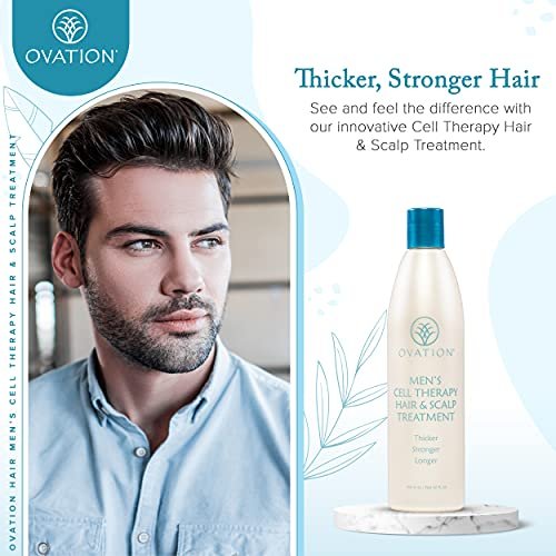 Ovation Hair Cell Therapy Hair & Scalp Treatment for Men - For All Hair  Types - 12 oz - Helps Reduce Hair Breakage, Split Ends - No Sulfates or  Parab - Shop