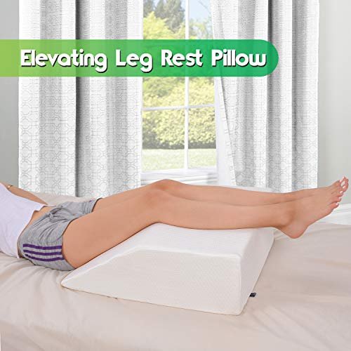 Elevating leg rest clearance pillow