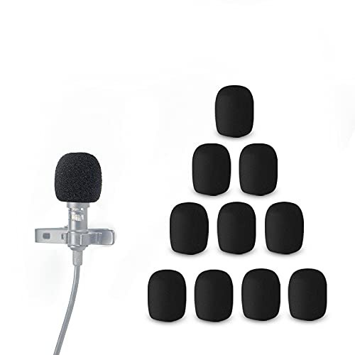 Morfone 10 Pack Lavalier Microphone Windscreen Foam Cover Headset