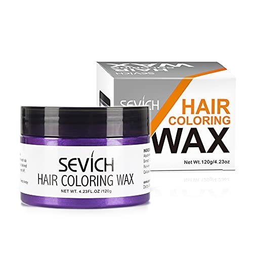 Color Hair Wax - Sevich Hair Style Dye Mud, Instantly Natural Hair Color,  Natural Ingredients Washable, Temporary 120g/ Purple - Shop  Imported Products from USA to India Online - iBhejo