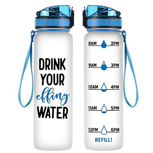 Motivational Water Bottle With Hourly Time Water Bottle Tracker