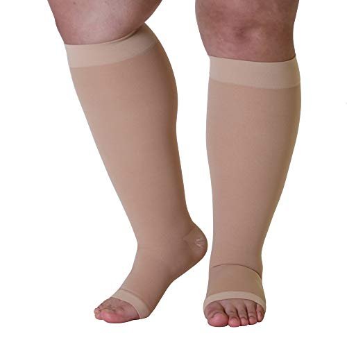 Mojo Compression 6-XL Extra Wide Calf Sleeves for Women and