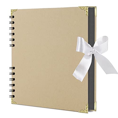 Blank Hardcover Book for Scrapbooking, DIY Photo Album (10x10 In, 40  Sheets) 