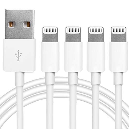 4Pack Original [Apple Mfi Certified] Charger Lightning To Usb Charging  Cable Cord Compatible Iphone 13/12/11 Pro/11/Xs Max/Xr/8/7/6S Plus,Ipad Pro/ Ai - Imported Products from USA - iBhejo