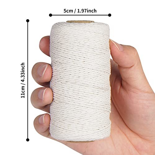 Ohtomber Cotton Butchers Twine String - 328 Feet 2Mm Beige Twine For  Crafts, Garden Twine, Kitchen Cooking Butchers Twine For Meat And Roasting,  Gift - Imported Products from USA - iBhejo