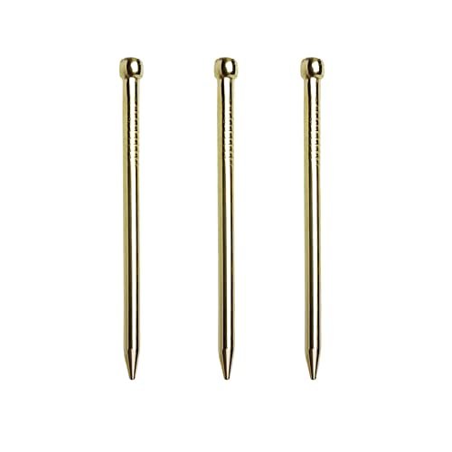 6 Sizes Gold Hardware Nails Assortment Kit, 358pcs, Brass Plated, Nails for  Hanging Pictures, Finishing Nails, Wood Nails, Wall Nails for Hanging (3”,  2”, 1-1/2”, 1-1/4