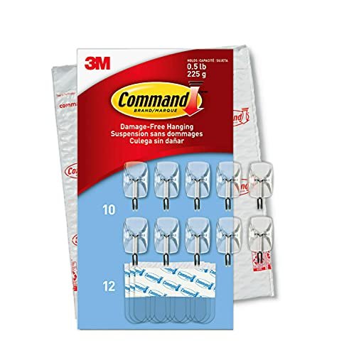 Command Large Refill Adhesive Strips, Damage Free Hanging Wall Adhesive  Strips for Large Indoor Wall Hooks, No Tools Removable Adhesive Strips for