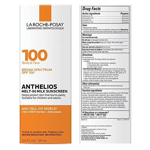 La RochePosay Anthelios Mineral Sunscreen Gentle Lotion Broad Spectrum