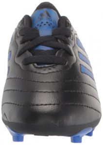 adidas Goletto VIII Firm Ground Soccer Shoe, Core Black/Royal Blue/Core Black, 4 US Unisex Big Kid