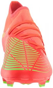 adidas Unisex Edge.3 Predator Firm Ground Soccer Shoe, Solar Red/Solar Green/Black, 8.5 US Men