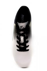 zephz Wide Traxx White/Black Soccer Cleat Adult 9.5